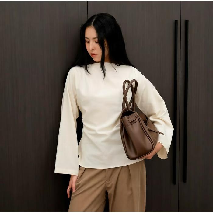 URON - Still Longsleeved Top | Blouse Wanita | Blouse Wanita Casual