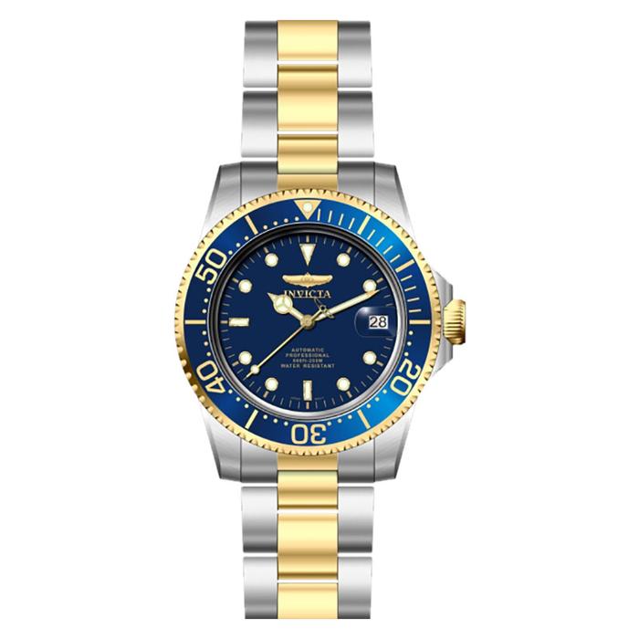 Jam Tangan Pria INVICTA Pro Diver 8928OB Automatic Blue Dial Dual Tone Stainless Steel Strap
