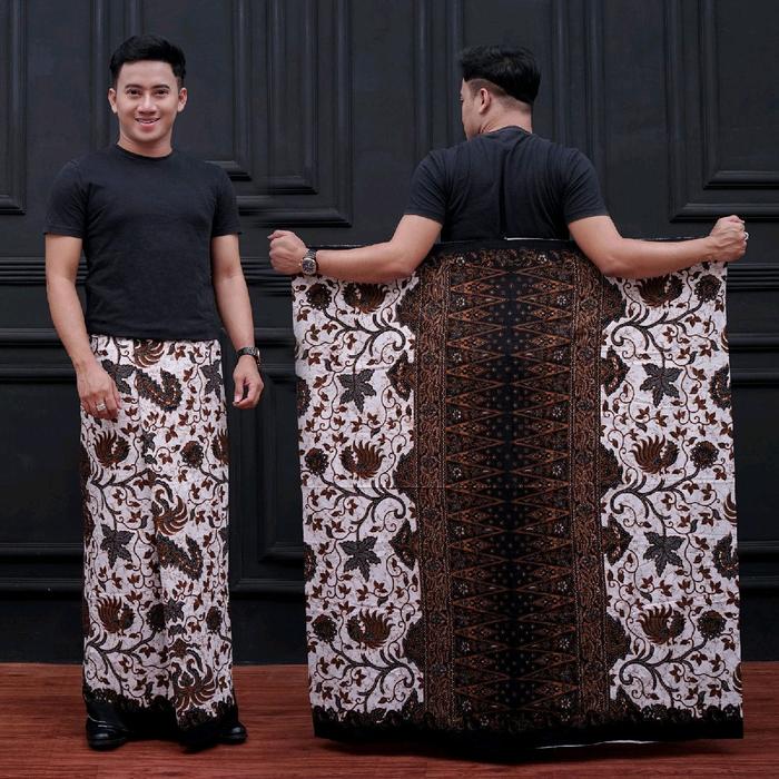 SARUNG BATIK KATUN,SARUNG AYAM CEMANI PUTIH,SARUNG MOTIF AYAM,SARUNG EXLUSIVE Santri