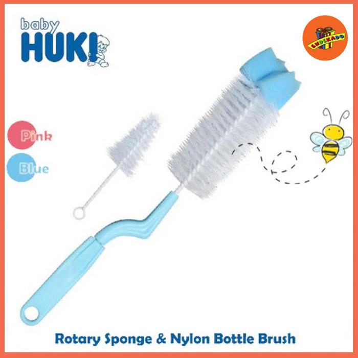 HUKI Rotary Bottle & Nipple Brush (Sikat Botol) CI0230