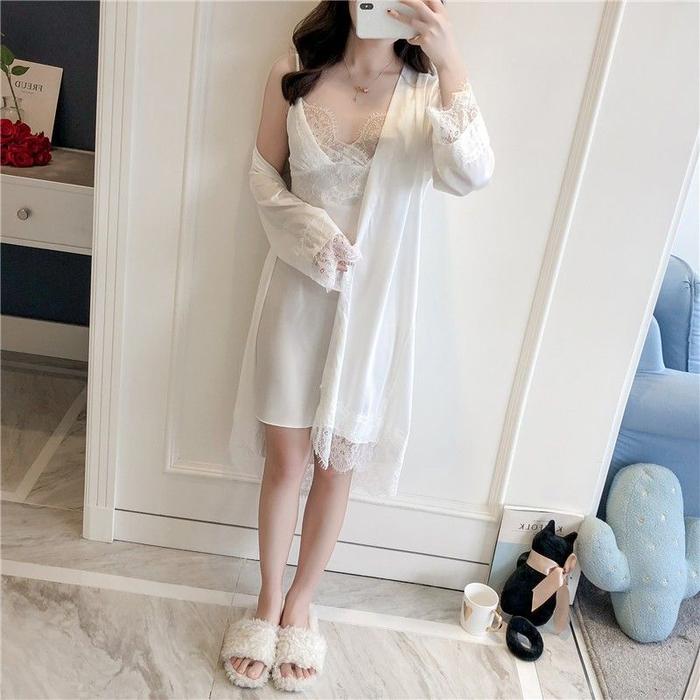 NEW Kimono Lingerie sesilia Import/baju tidur/seserahan