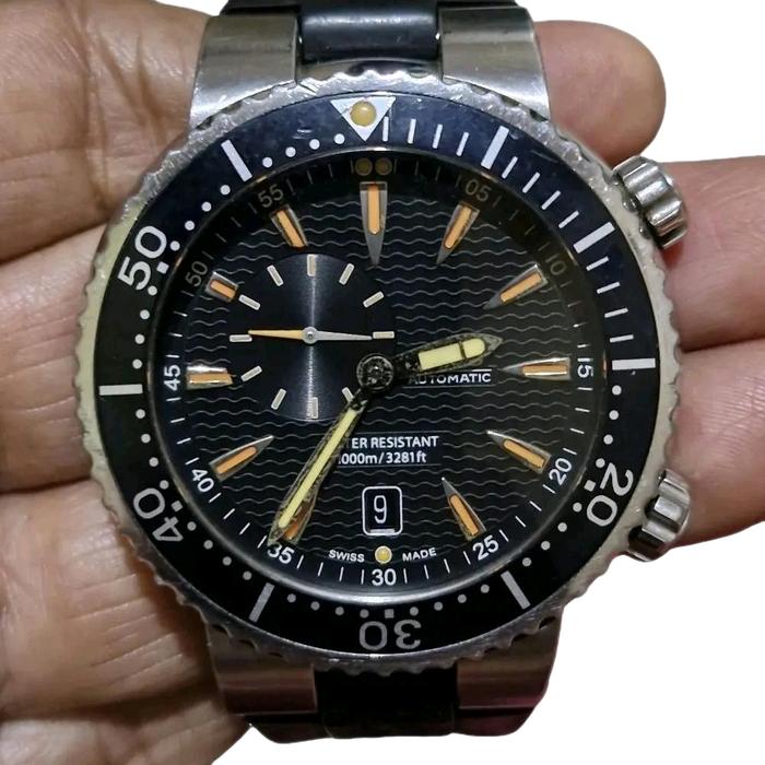 JAM DIVER ORIS 7609 SMALL SECOND  1000 M FULL ORIGINAL (AUTOMATIC)