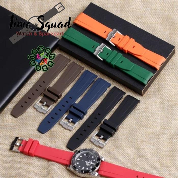 Strap Rubber B Curved 20mm premium lug lengkung 20mm
