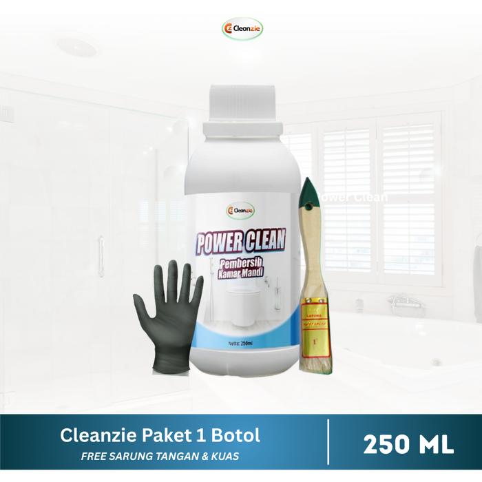 Cleanzie Official | Pembersih Kerak Kamar Mandi  | Cleanzie Power Clean | FREE KUAS