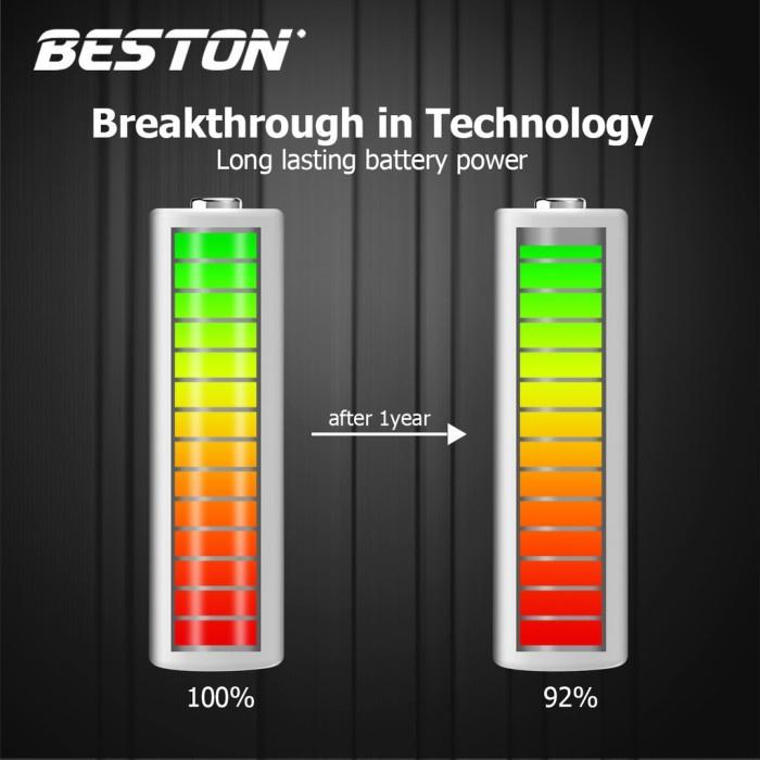 Baterai Merk Beston Battery Aa Charge Cas Rechargeable 1 Pc 1200Mah