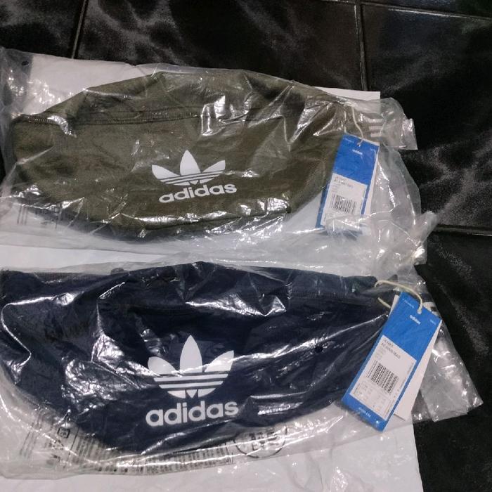 Tas Pinggang adidas Trifoil Original / Waistbag Logo / Olive Green / Navy