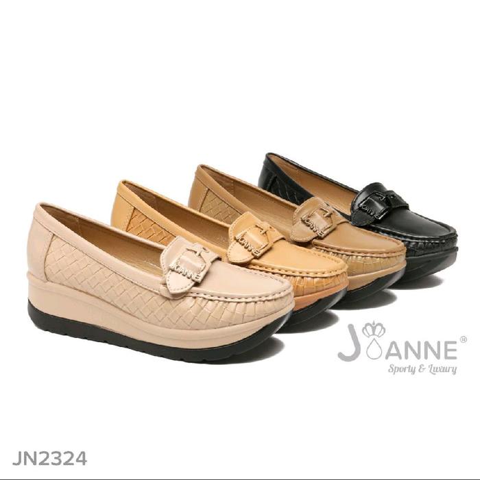 #JN2324 Ready sepatu sneaker wedges JOANNE Wedges Shoes #JN2324