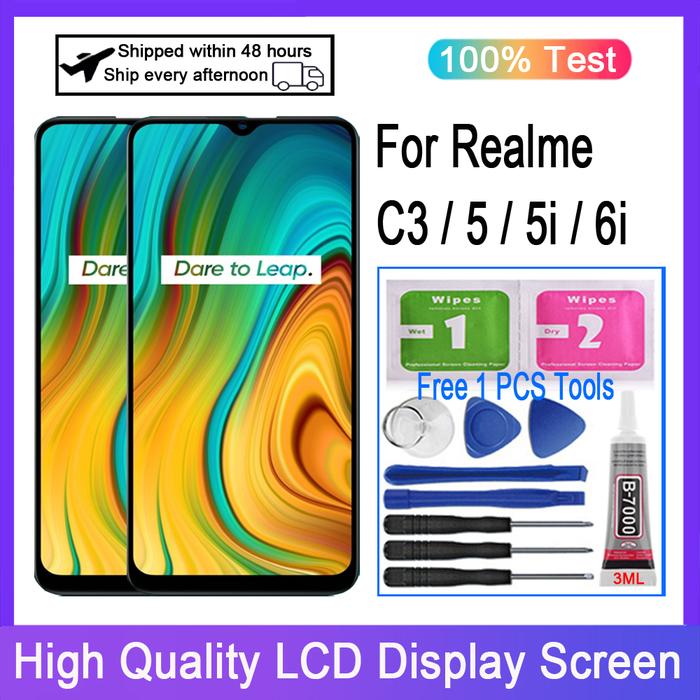 Original For Realme C3 5 5i 6i LCD Display Touch Screen Digitizer