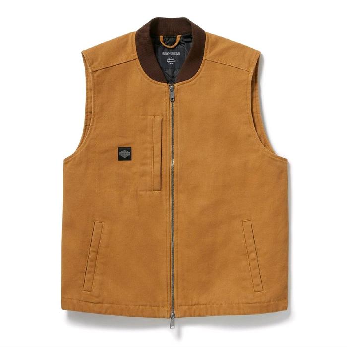 ROMPI HARLEY-DAVIDSON MEN'S MECHANICS HICKORY | ROMPI RIDING TOURING | VEST ROMPI HARLEY | ORIGINAL 