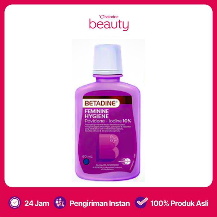 Betadine Feminine Hygiene Pembersih Area Kewanitaan 60 mL