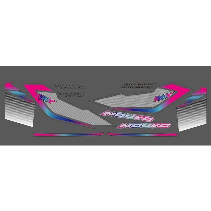STRIPING TRANSPARAN NOUVO Z MX CUSTOM RAINBOW [NTS]