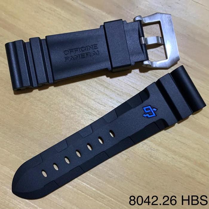Tali Jam Tangan 26 MM Strap Rubber Panerai Luminor Radiomir 8042.26