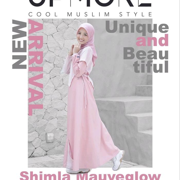 Gamis Upmore Shimla Remaja - Mauve
