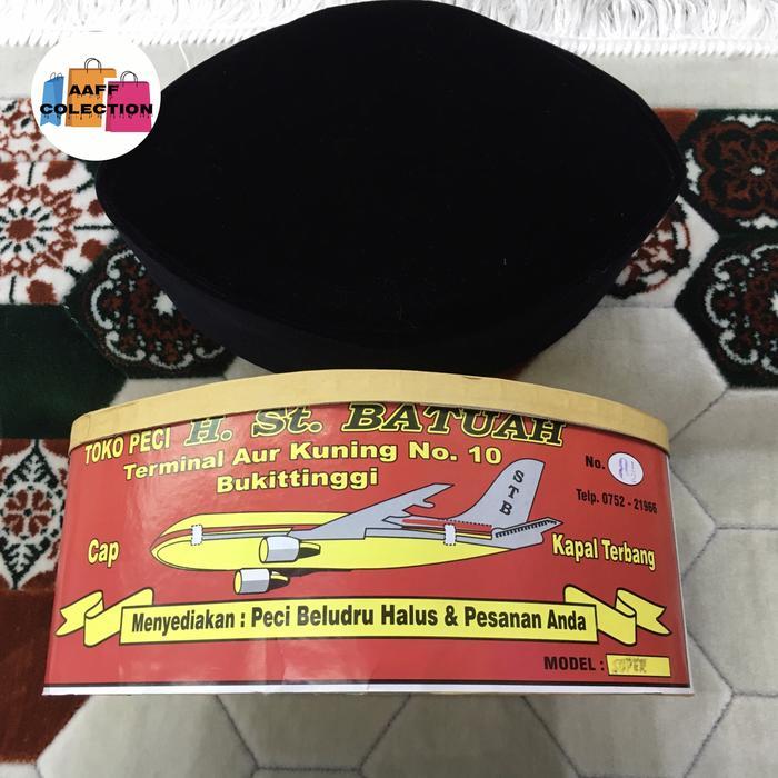 Terbaru Peci Songkok Hitam Polos St Batuah/Kopiah Padang/Songkok Nasional/