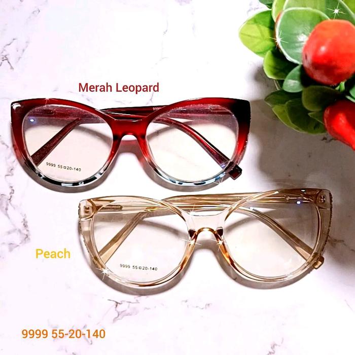Frame Cat Eye Oval Plastik