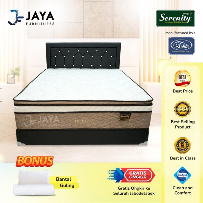 NEW PRODUK ELITE SERENITY SPRINGBED IMPRESSA POCKET LATEX FULL SET