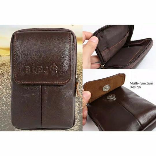 Diskon Tas Hp Kulit /Sarung Hp Pinggang /Dompet Hp Import 5 6 Inch