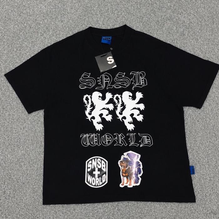 TSHIRT SNSB IDDLE BLACK ORIGINAL 100%