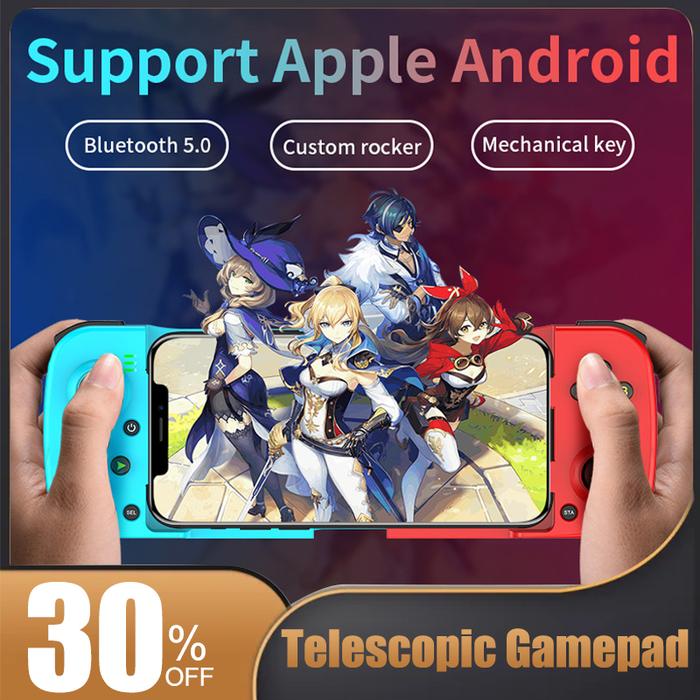 Wireless Telescopic Gamepad USB C Rechargeable Gamepad