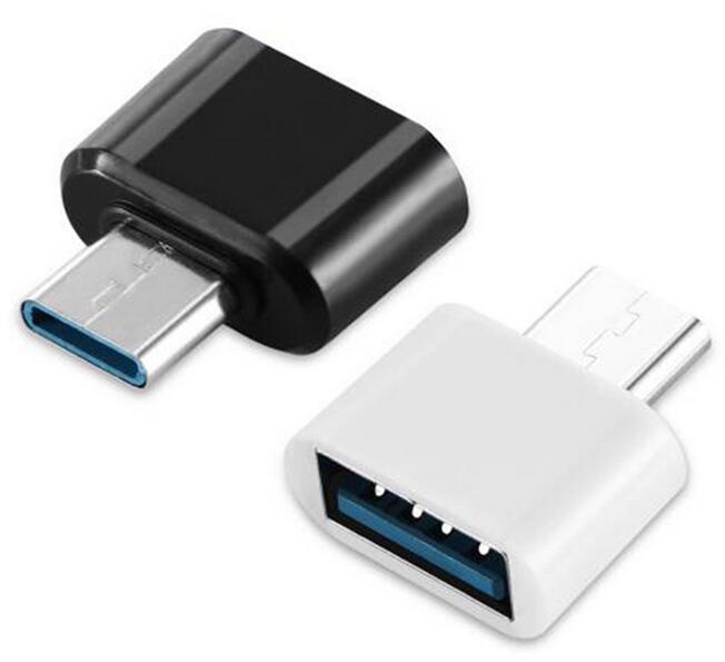 100pcs USB Type C OTG Adapter USB C Male To Micro USB Female