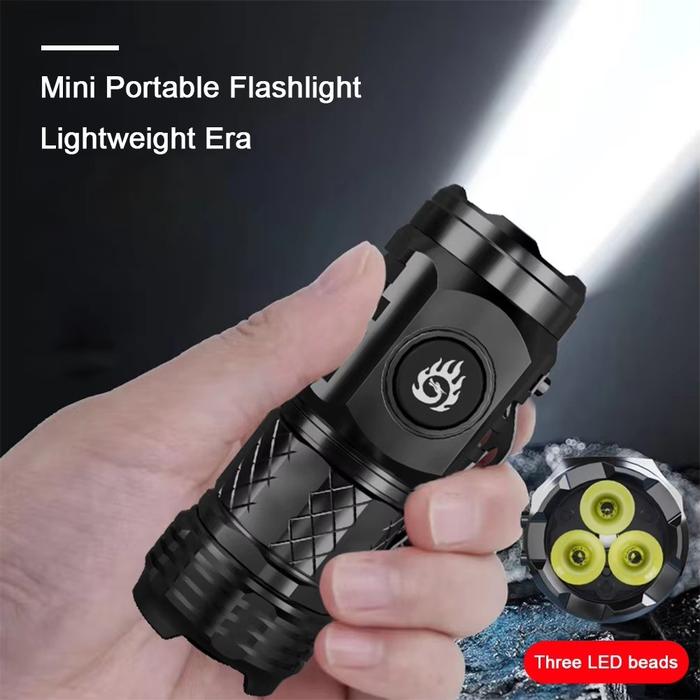 P35 Senter LED Waterproof USB Flashlight Rechargeable 20W - L-S60