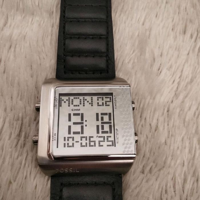 Jam tangan Fossil Gaban JR digital