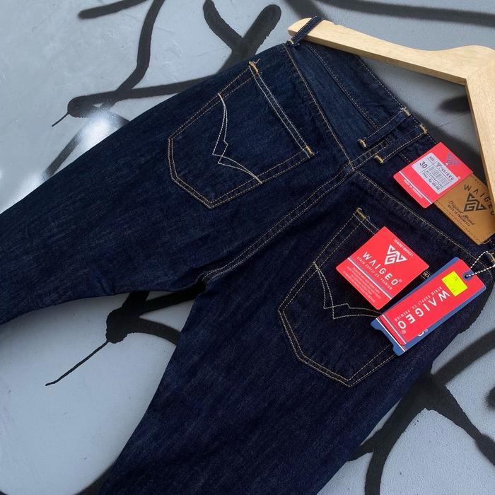 Celana Panjang Waigeo Regulerfit Model Sobek Ringkel Permanen Ukuran Besar 27-38 - Tebal, Pria, Dist