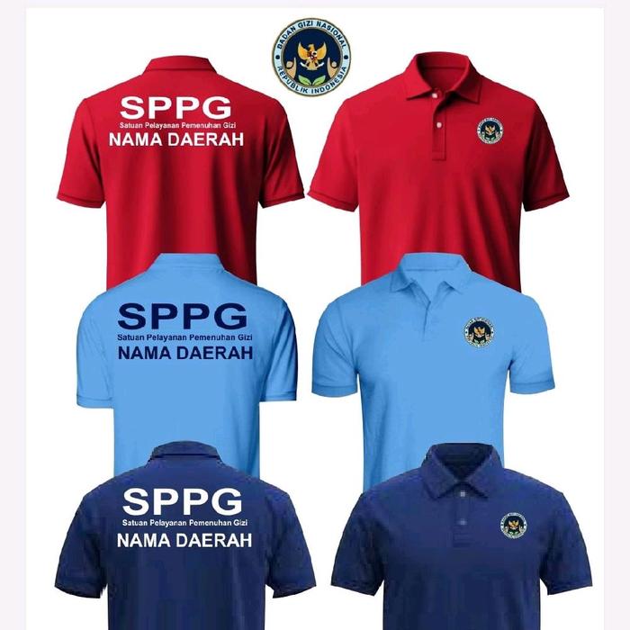 KAOS KERAH SABLON SPPG/MBG/BGN