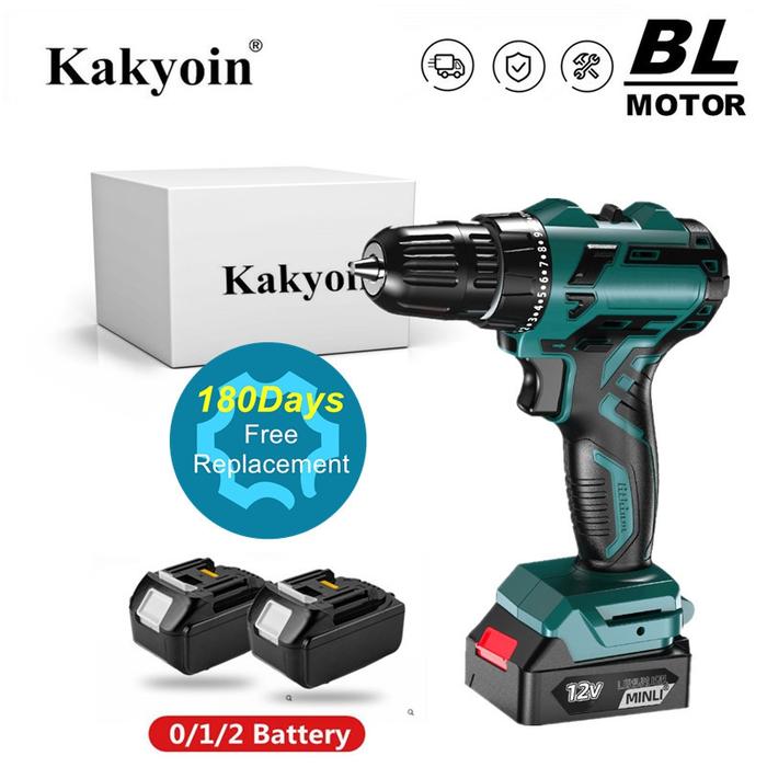 Brushless Drill Mini Electric Drill Electric Screwdriver Wireless 12V