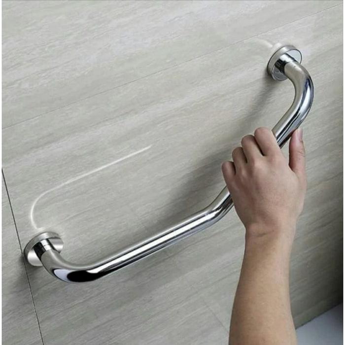 Pegangan Kamar mandi L 50cm / handle bar / grab bar / Pegangan Closet