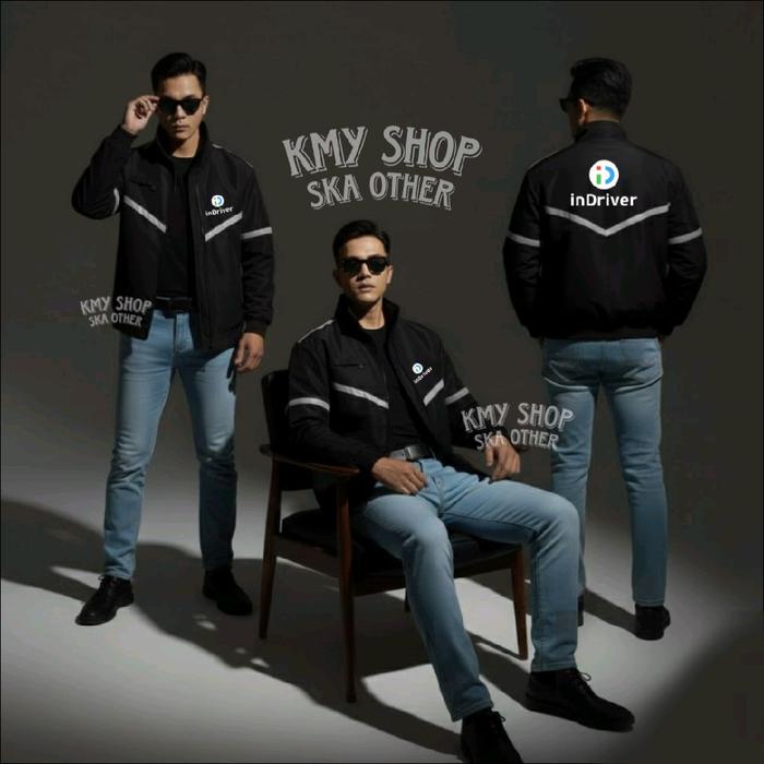 Jaket Bomber INDRIVER Terbaru Jaket Motor INDRIVER Jaket Drivverr INDRIVER Jaket INDRIVER Pria Dan W
