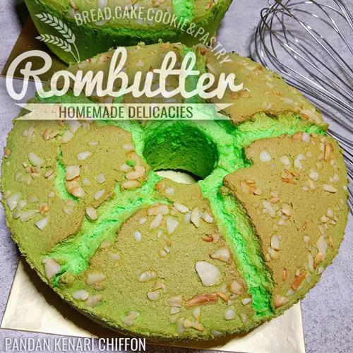 Chiffon Cake Pandan Kenari
