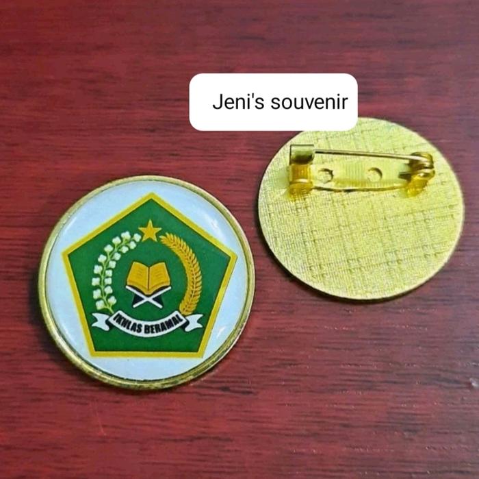 Pin kementrian agama - pin kemenag diameter 2,7 cm