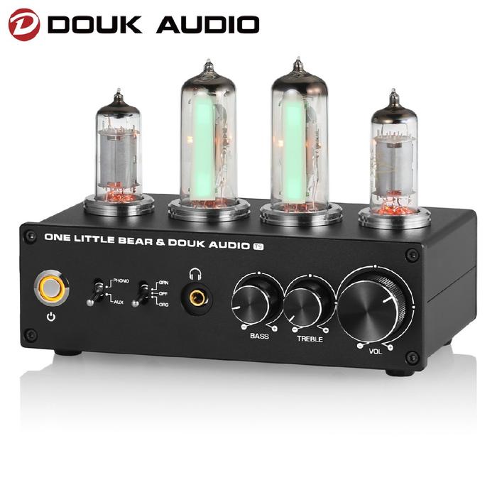 Douk Amplifier Headphone Preamp Audio T9 Mini 6E2 Stereo, Amplifier