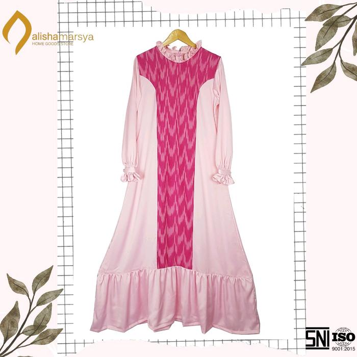 Dress Limar Sutra Kain Palembang