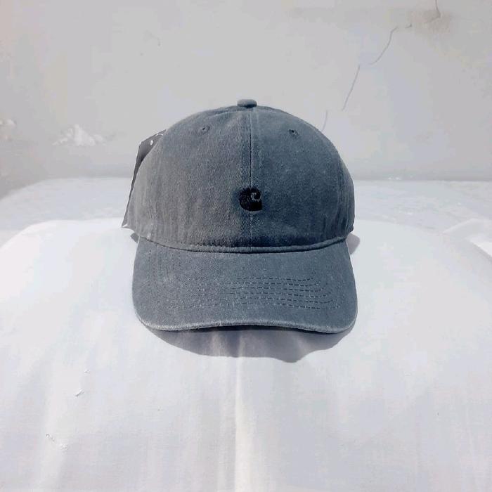 TOPI CARHARTT-WIP MADISON LOGO CAP SMALL GREY 100% ORIGINAL