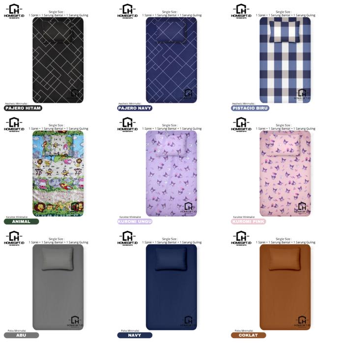 Sprei 80x180x20 - Sprei Single 80x180 Tinggi 20cm