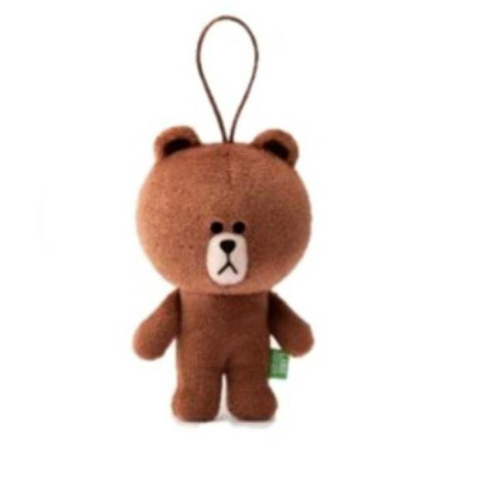 MURAH Gantungan Tas Brown Line Original By Line Store size 12cm