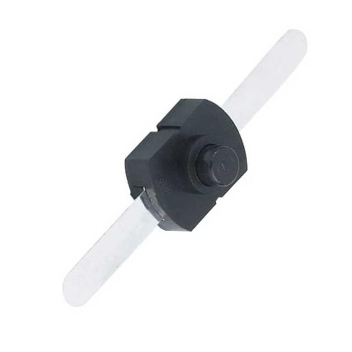 50pcs Switch Saklar Senter Kecil 2 Kaki Locking Push On Off 30V 1A