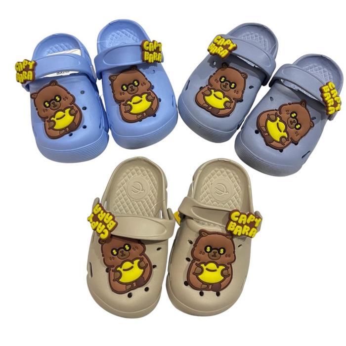 Sandal Anak Perempuan Cappy Bara model Baim Lucu Karakter Sandal Baim Anak Laki-Laki Model Kodok Ant