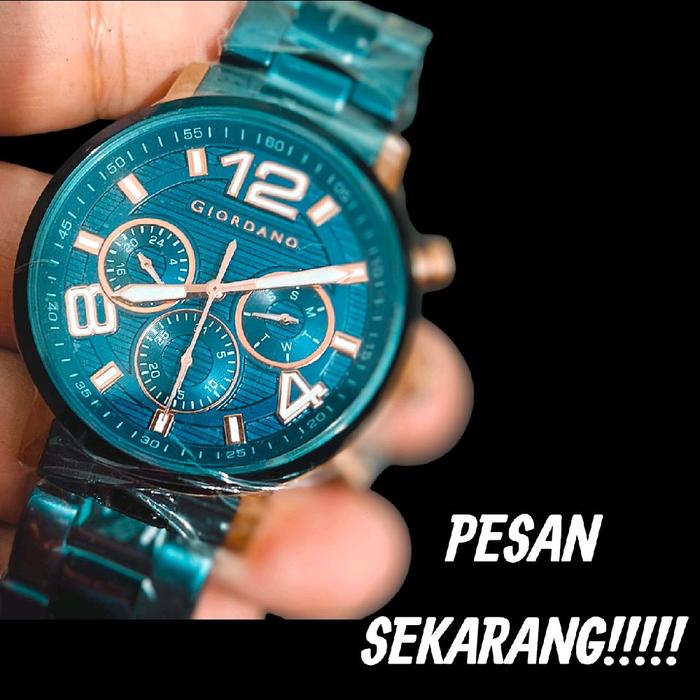 GIORDANO ORIGINAL CRONO AKTIF JAM TANGAN PRIA COWOK BEKAS SEKEN SECOND GIORDANO MEWAH ORIGINAL GIORD