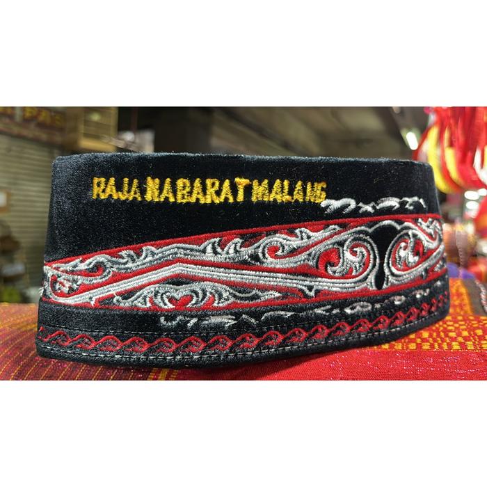 READY Songkok Peci Gorga Batak + Bordir Nama