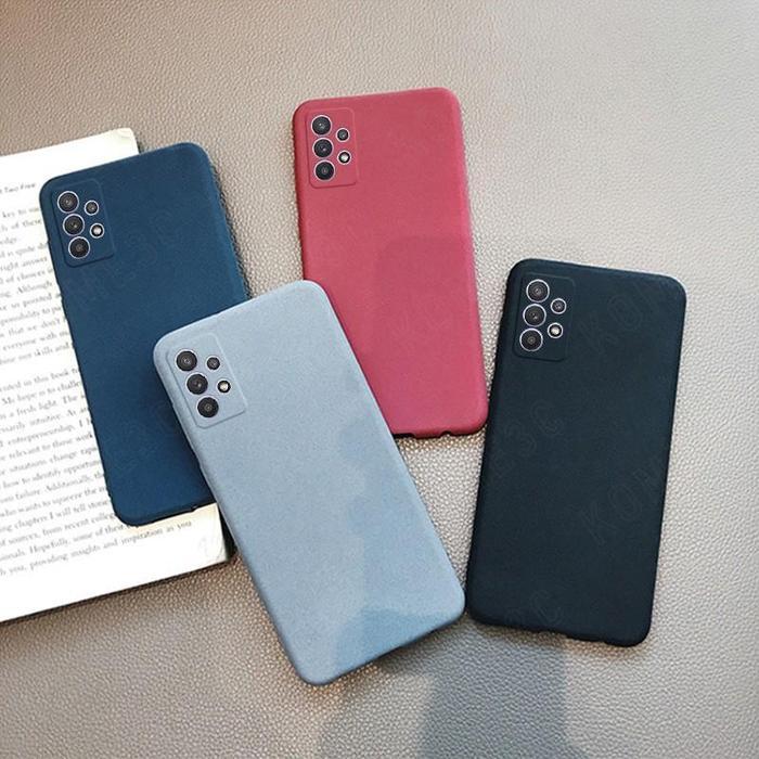 Soft Case Kompatibel Untuk A32 4G A32 5G, A52 / A52s dan A72 Slim Matte Silicon Sandstone