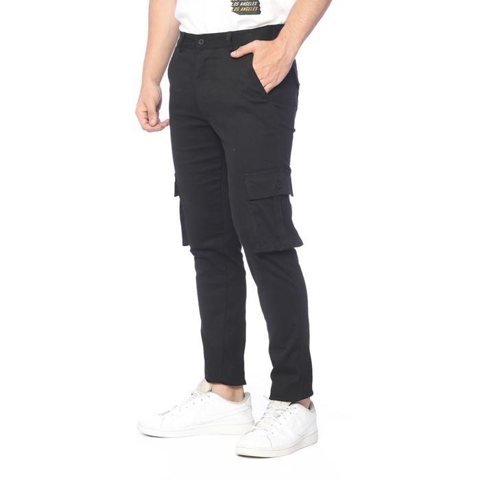 Eiger - E Male - Barnet Cargo Pants / Celana Cargo Panjang Pria Stretch Hitam