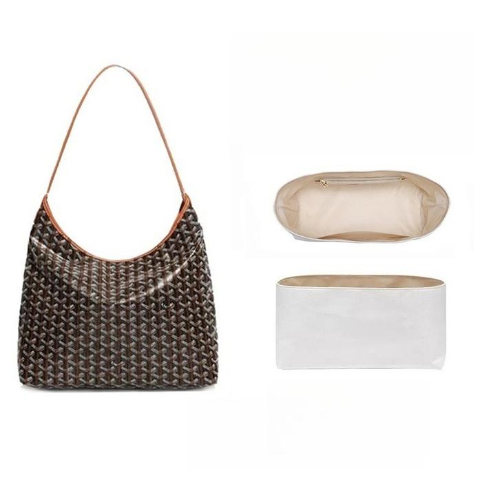 Bag Organizer For Goyard Hobo Handbag Dupont Paper Inner Bag Travel Portable Shoulder Tote Bags Inse