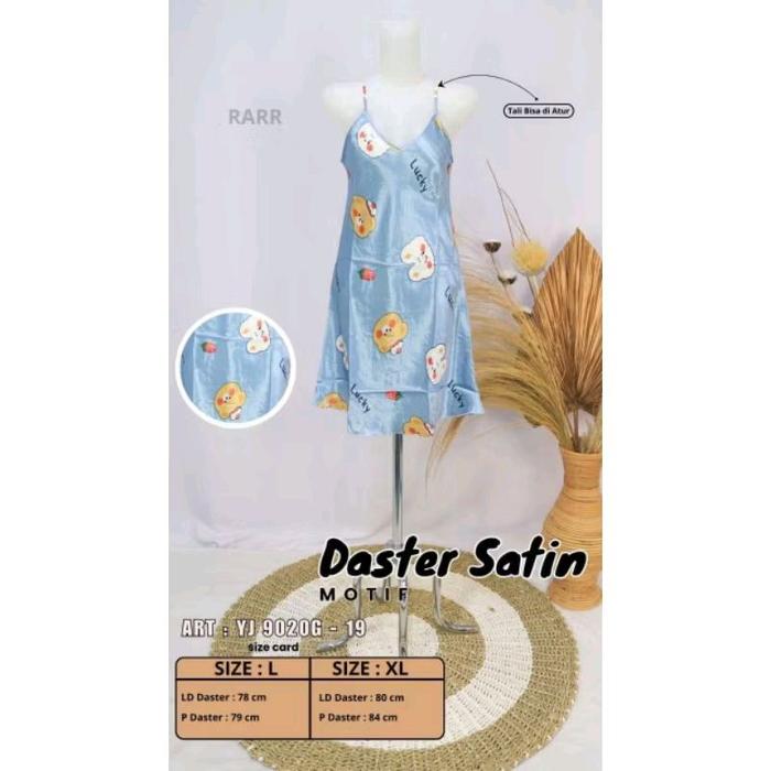 Daster wanita Satin import satu tali