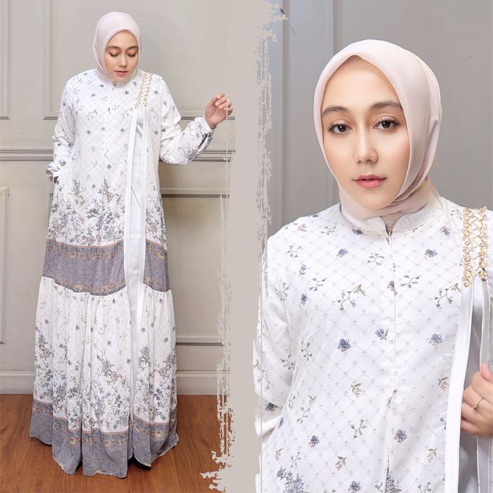 MOZHA SHAFURA. Cloth - SHERINA DRESS Bahan Ceruty Kombinasi Silk Sutra Ori Premium Variasi Payet Hal