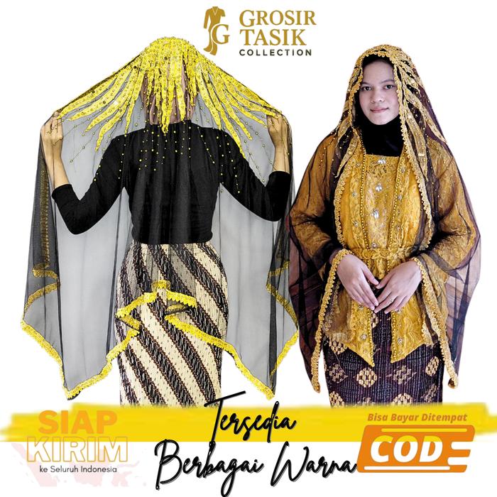 SELENDANG ANDINI MISPA KEPULANGAN HAJI UMROH FULL PAYET TILE SELENDANG AKAD NIKAH SELENDANG PENGANTI