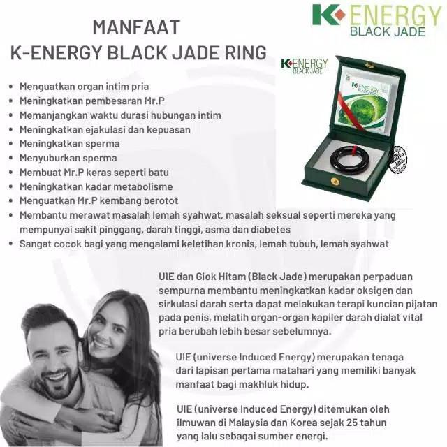 READYSTOK!! BARANG TERLARIS BLACK JADE K LINK RING POWER ENERGY BLACKJADE CINCIN TERAPI KUAT PRIA