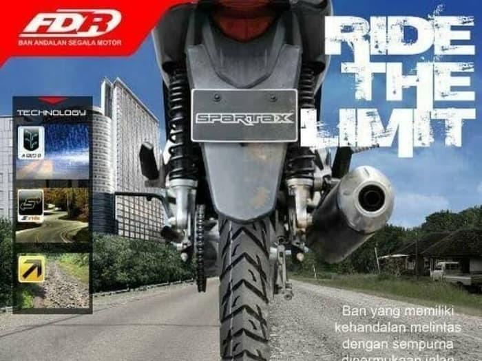 Ban Semi Offroad Trail FDR Spartax 80/90 ring 17 ban belakang dual purpose motor bebek supra vega ju
